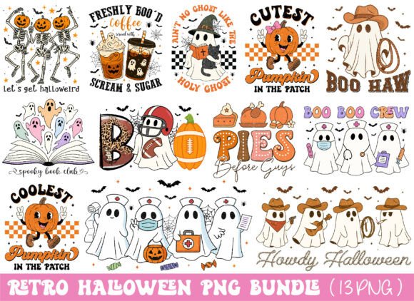 Download Retro Halloween PNG Bundle, Spooky PNGs - Premium Resources
