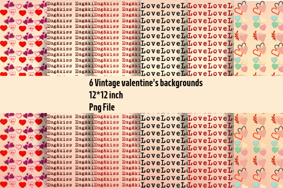 Download Vintage Valentine Background - Valentine Collection