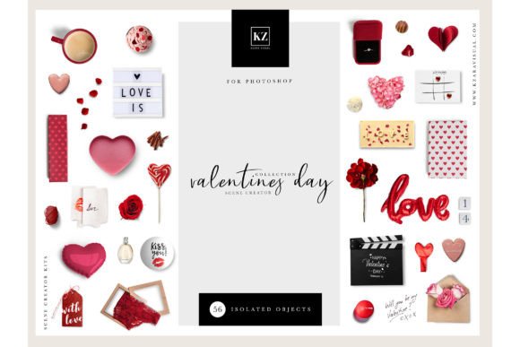 Download 31_Valentines Day Scene Creator - Valentine Collection