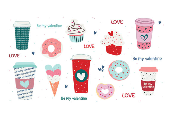 Download Boho Valentine Clipart SVG - Valentine Collection