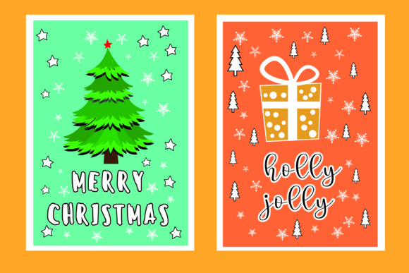 Download Christmas Greetings - 6 Cards , SVG Cut File - Premium Resources