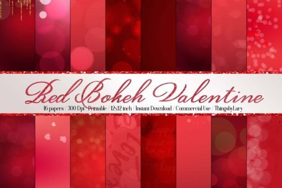 Download Luxury Red Bokeh Valentine Background - Valentine Collection