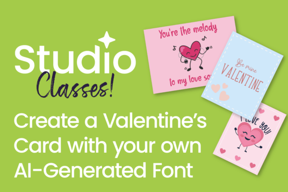 Download Create a Valentine's Card with Your Custom AI Generated Font - Valentine Collection